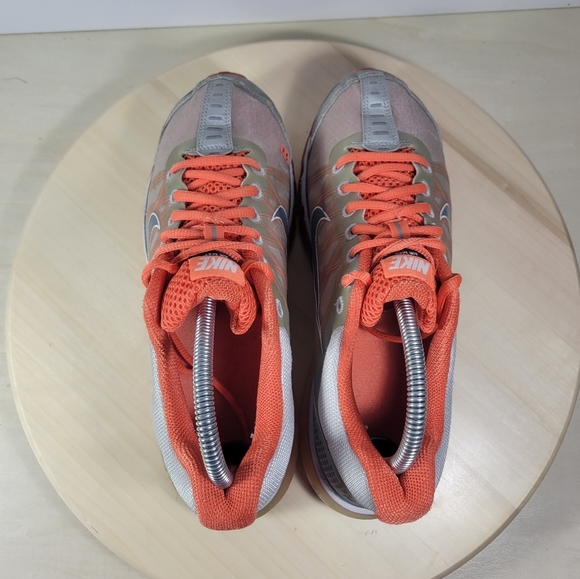 Nike Grey Orange Air Max 2009 Running Sneakers 354750-002 Women's Size 8.5 - Picture 5 of 14